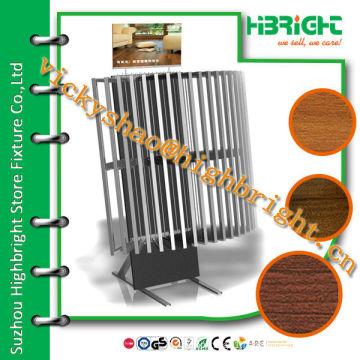 folding collapsible display stand for flooring